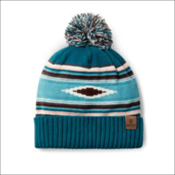 Ariat Womens Serape Beanie - Blue
