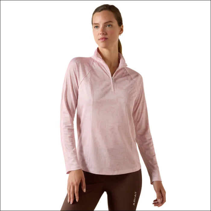 Ariat Women’s Sunstopper 3.0 1/4 Zip Long Sleeve Baselayer