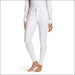 Ariat Womens Tri Factor Full Seat Breeches - 4\22 / White