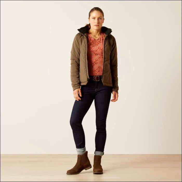 Ariat Womens Zonal Ins Jacket - Canteen