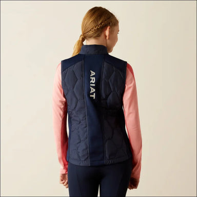 Ariat Youth Fusion Team Insulated Gilet - Navy