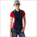 Ariat Youth Taryn Short Sleeve Polo - XS / Navy/Red