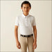 Ariat Youth Tek Short Sleeve Show Shirt - White