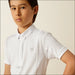 Ariat Youth Tek Short Sleeve Show Shirt - White