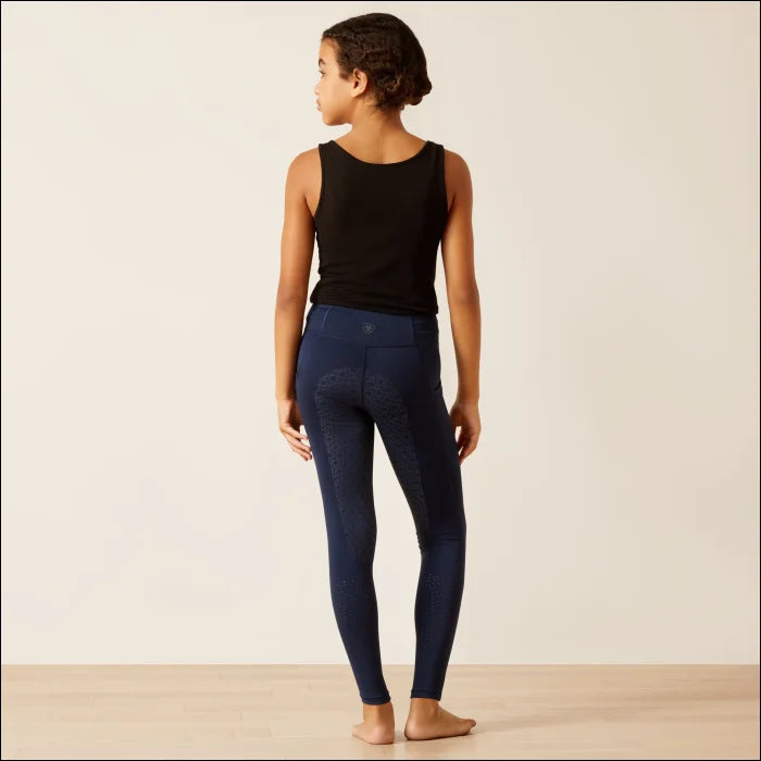 Ariat Youth Eos 2.0 Full Seat Tights - Navy