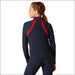 Ariat Yth Sunstopper 3.0 LS Baselayer Navy/Red