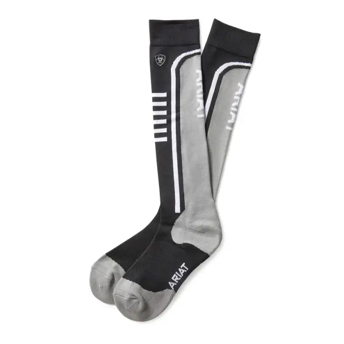 Ariattek Slim line Performance Socks Black/Sleet