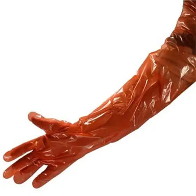Arm Length Gloves 90cm - Orange