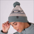 Aubrion React Bobble Hat - Sage/Sand