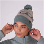 Aubrion React Bobble Hat - Sage/Sand
