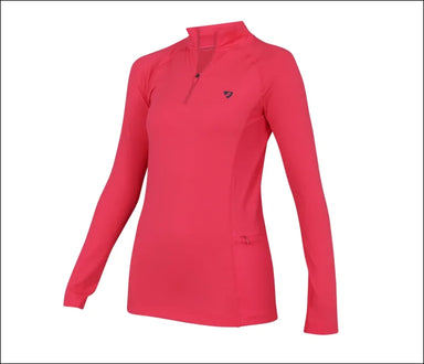 Aubrion Revive Long Sleeve Base Layer - Coral