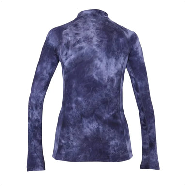 Aubrion Revive Long Sleeve Base Layer - Navy Tie Dye