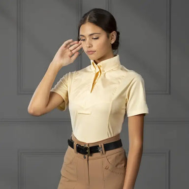 Aubrion Short Sleeve Tie Shirt - Yellow