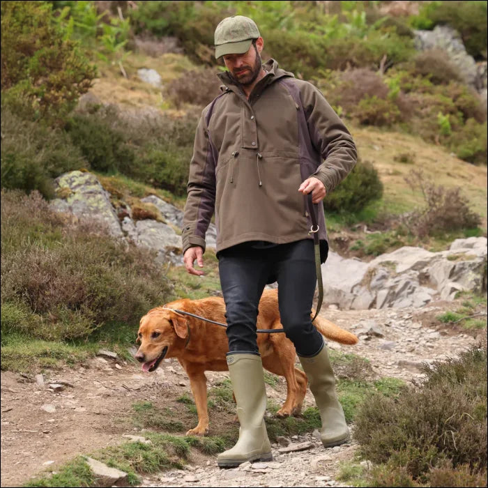 Aubrion Unisex Heritage Quarter Zip Jacket Dark Olive