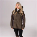 Aubrion Unisex Heritage Quarter Zip Jacket Dark Olive