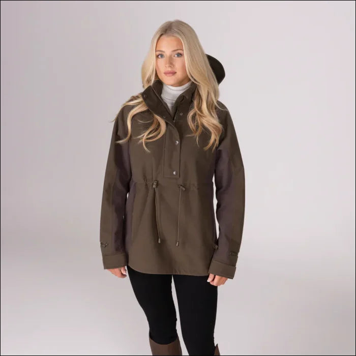 Aubrion Unisex Heritage Quarter Zip Jacket Dark Olive