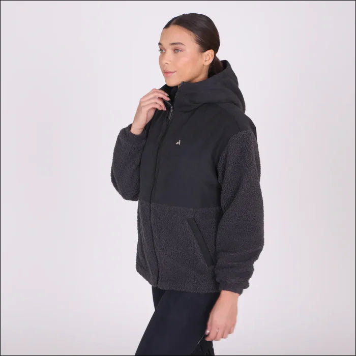 Aubrion Womens React Sherpa Fleece Jacket - Shadow