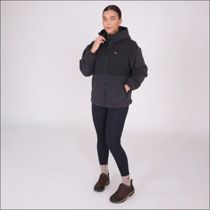 Aubrion Womens React Sherpa Fleece Jacket - Shadow