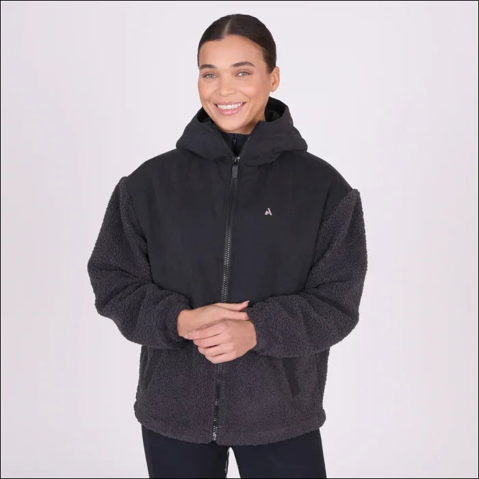 Aubrion Womens React Sherpa Fleece Jacket - Shadow