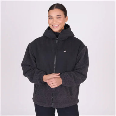 Aubrion Womens React Sherpa Fleece Jacket - Shadow