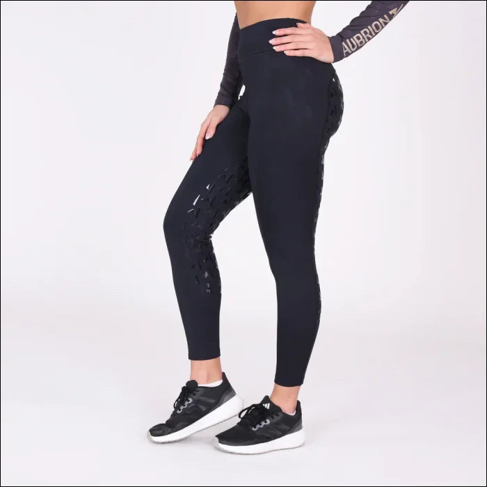 Aubrion Womens React Winter Riding Tights - Shadow
