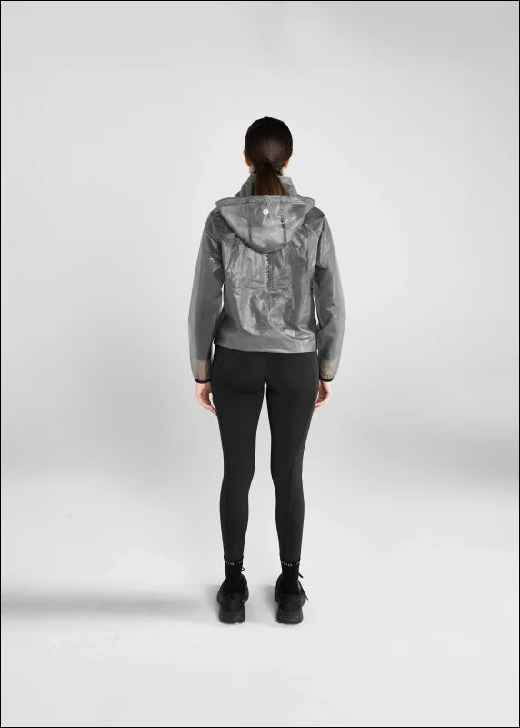 Aztec Diamond Black Clear Rain Jacket