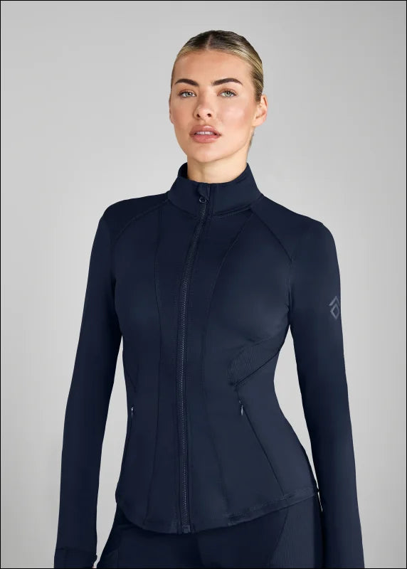 Aztec Diamond Core Fitted Jacket - Navy / XS