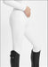 Aztec Diamond Junior Full Seat Riding Leggings - White