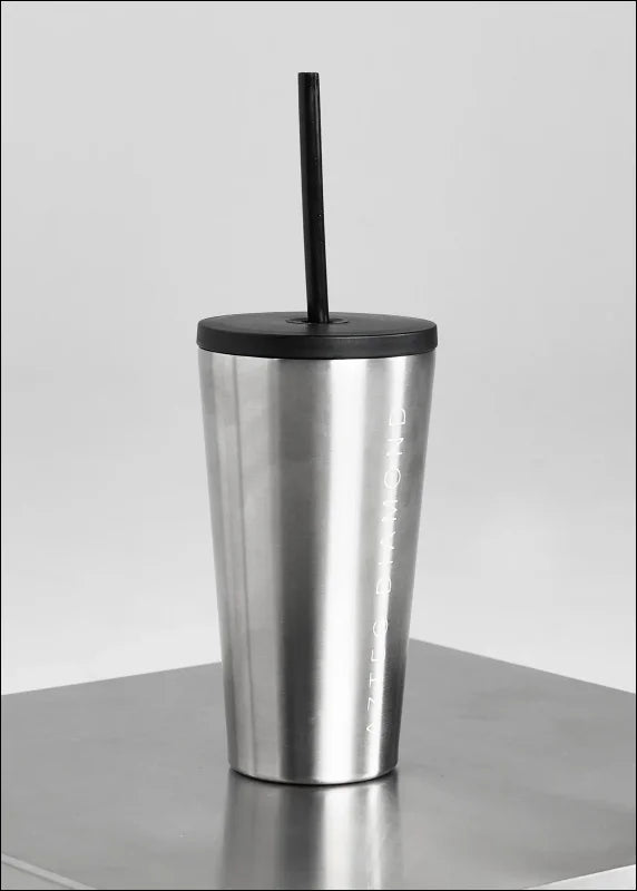 Aztec Diamond Travel Mug - Grey
