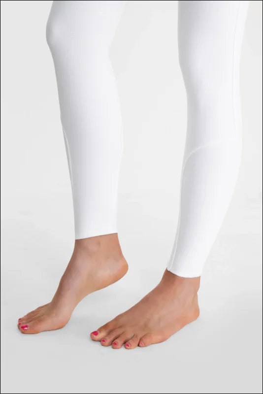 Aztec Diamond White Core Mid-Rise Breeches Knee Grip