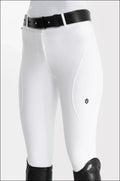 Aztec Diamond White Core Mid-Rise Breeches Knee Grip