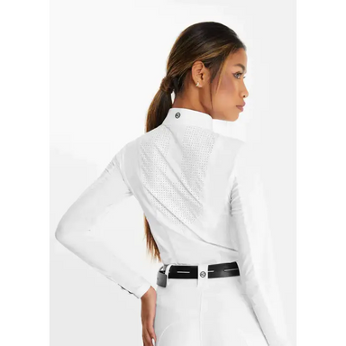 Aztec Diamond Womans Long Sleeve Competition Shirt - White
