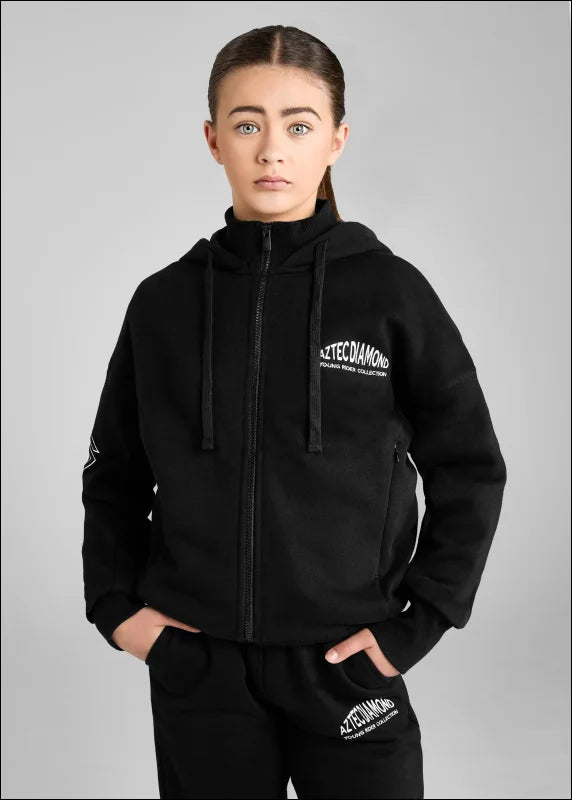 Aztec Diamond YR Black/Grey Zip Hoodie