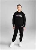 Aztec Diamond YR Black/Pink Pull On Hoodie