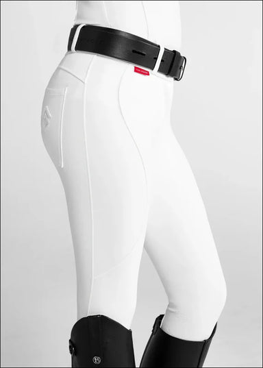 Aztec Diamond YR White Core Mid-Rise Breeches Knee Grip