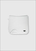 Aztec Diamond Dressage Enamel Saddle Pad - White / Full
