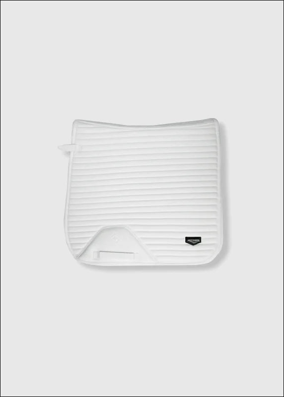 Aztec Diamond Dressage Enamel Saddle Pad - White / Full