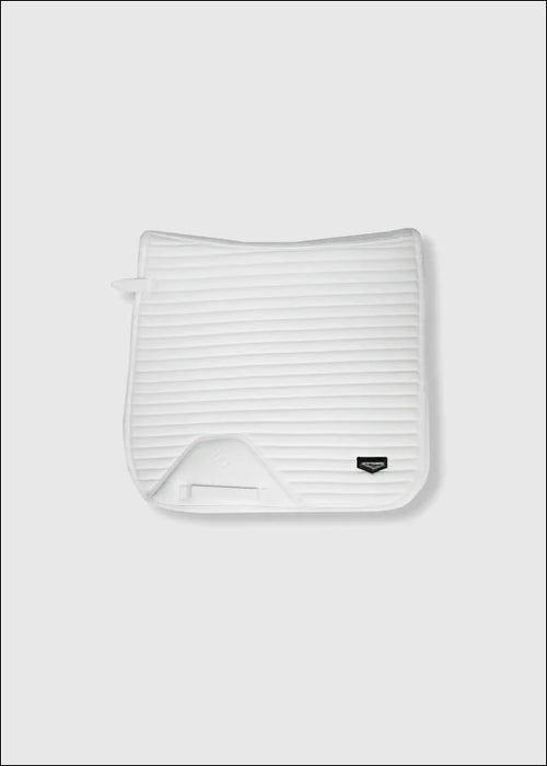 Aztec Diamond Dressage Enamel Saddle Pad - White / Full