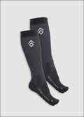 Aztec Diamond Underboot Socks 2pk - Black
