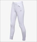 Brava Girls Full Seat Gel Riding Breeches - White