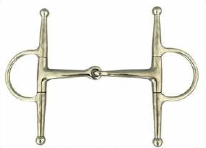 Breeze Up Full Cheek Snaffle Bit Stainless Steel