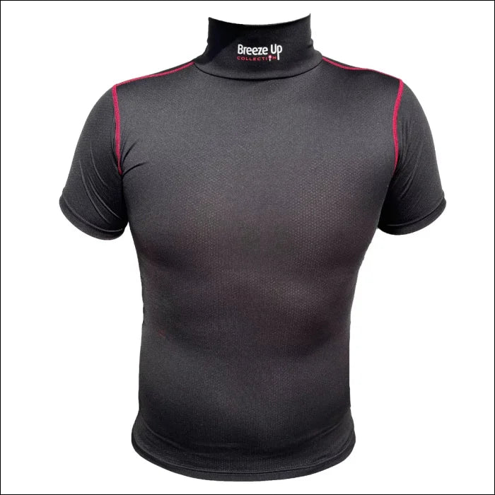 Breeze Up Short Sleeve Baselayer - Black