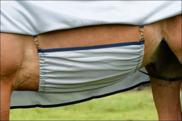 Buzz-Off Full Neck Fly Rug - Blue