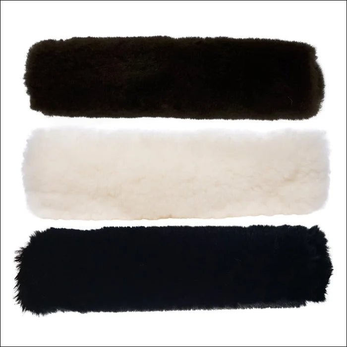 Cameo Lambswool Noseband - Cream - Beige