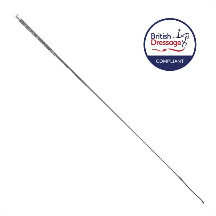 CD X-Grip Dressage Whip Black