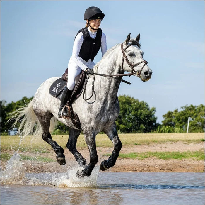 Charles Owen Phoenix Jockey Skull Riding Helmet