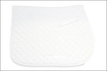 Cotton Quilted Saddlepad White - Pony
