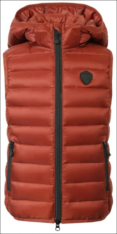 Covalliero Kids Quilted Gilet Rust