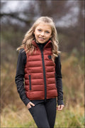 Covalliero Kids Quilted Gilet Rust