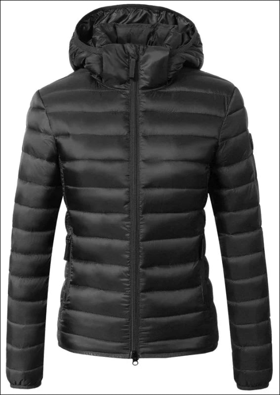 Covalliero Womens Quilted Jacket - Black / XS